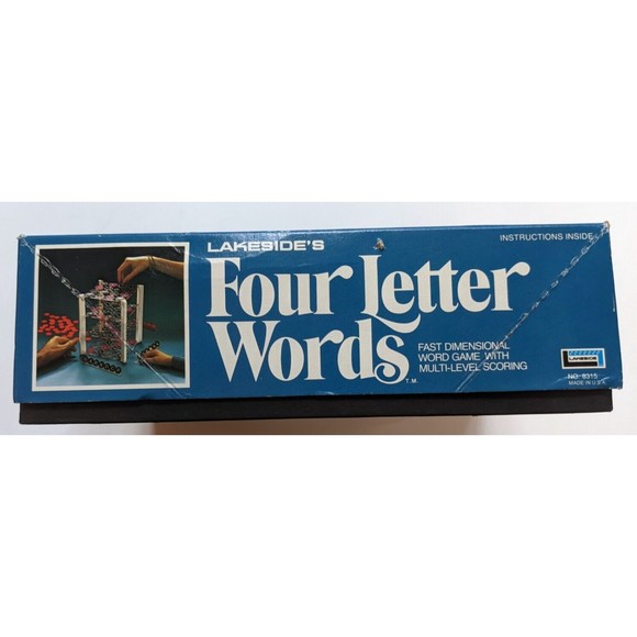 Vintage Four Letter Words Board Game by Lakeside 1975 Edition Complete HTF Retro - Picture 7 of 8